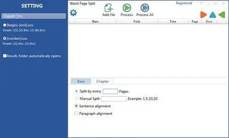 MS Word Pages Split 2.1.1 Portable
