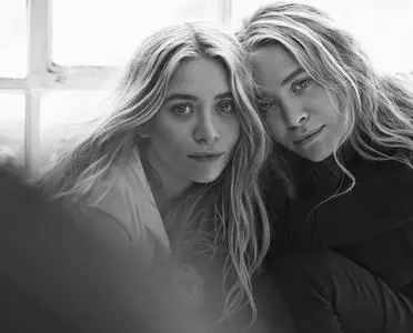 Mary-Kate & Ashlee Olsen by Peter Lindbergh for Allure December 2013