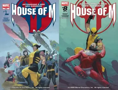 House of M #1-8 (2005) Complete