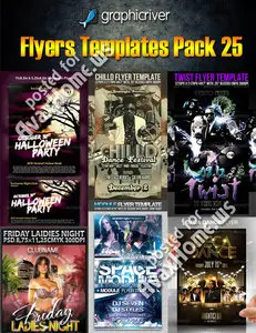 GraphicRiver Flyers Templates Pack 25