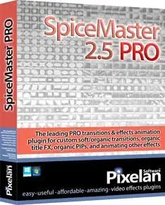 Pixelan SpiceMaster Pro for Vegas / Premiere / Cyberlink / Magix / AfterEffects 2.5 (x86/x64)