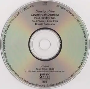 Paul Plimley Trio - Density of the Lovestruck Demons (1995)