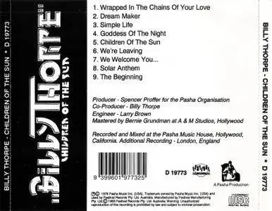 Billy Thorpe - Children Of The Sun (1979) Reissue 1993