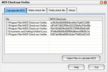 MD5 Checksum Verifier 4.4
