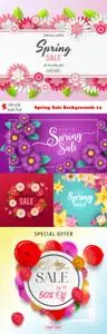 Vectors - Spring Sale Backgrounds 14