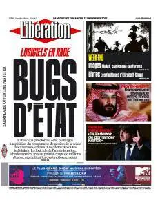 Libération du Samedi 11 et Dimanche 12 Novembre 2017