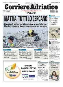 Corriere Adriatico Pesaro - 19 Settembre 2022