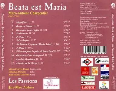 Jean-Marc Andrieu, Les Passions - Charpentier: Beata est Maria (2012)
