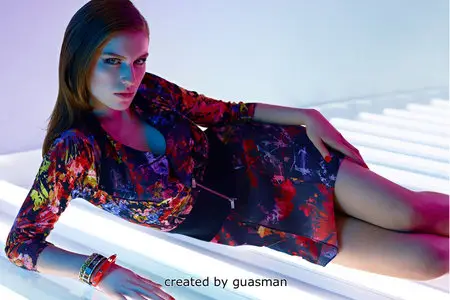 Tali Lennox - Karen Millen Spring-Summer 2012 Ad Campaign