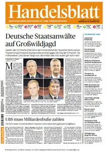 Das Handelsblatt vom 20 Dezember 2012