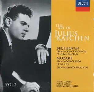 Julius Katchen - The Art of Julius Katchen, Vol. 2 - Beethoven, Mozart: Piano Concertos (2004)