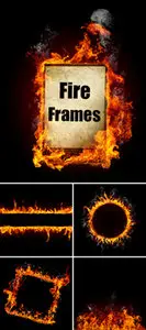 Stock Photo - Fire Frames