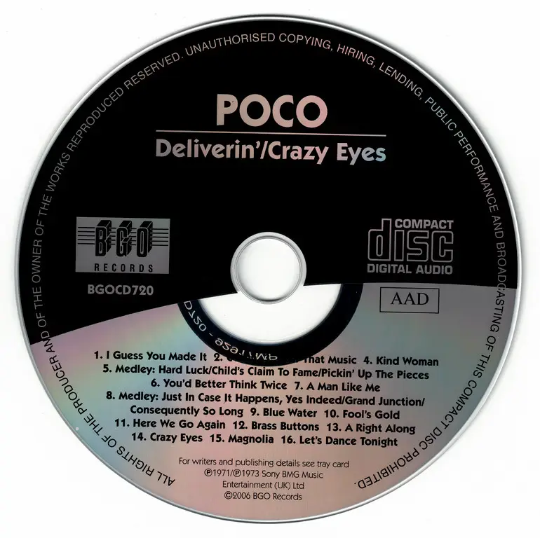 Poco Deliverin' / Crazy Eyes (2006) {Reissue} / AvaxHome