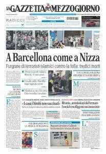 La Gazzetta del Mezzogiorno Lecce - 18 Agosto 2017