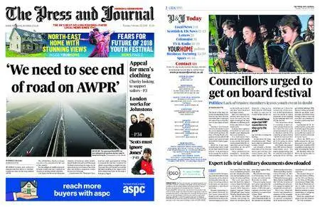 The Press and Journal Aberdeenshire – February 20, 2018