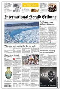 International Herald Tribune, Saturday-Sunday, November 13-14, 2010