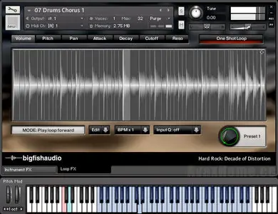 Big Fish Audio Hard Rock Decade of Distortion KONTAKT