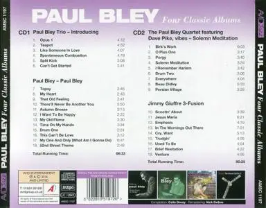 Paul Bley - Four Classic Albums (2CD) (2016)