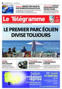 Le Télégramme Dinan - Dinard - Saint-Malo – 22 septembre 2022