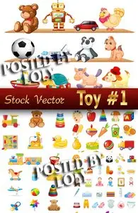 Children Toys #1 - Stock Vector