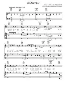 Granted - Bernie Herms, Josh Groban (Piano-Vocal-Guitar)