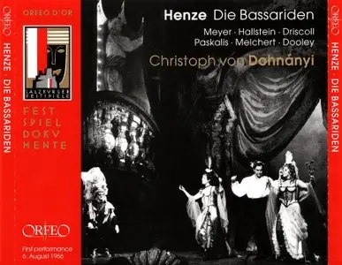 A 20th Century Opera Collection - Henze - Die Bassariden - Dohnányi