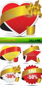 Stock Vector - Cute Sale Icon