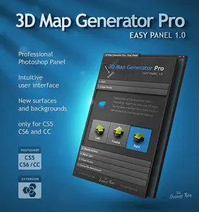 GraphicRiver - 3D Map Generator Pro - Easy Panel