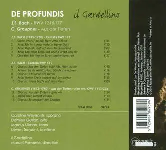 Il Gardellino, Marcel Ponseele - De Profundis: J.S. Bach, C. Graupner (2010)