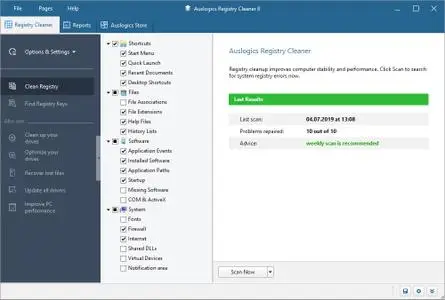 Auslogics Registry Cleaner Professional 8.0.0 Portable