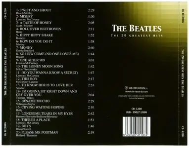 The Beatles - The 20 Greatest Hits (2008)