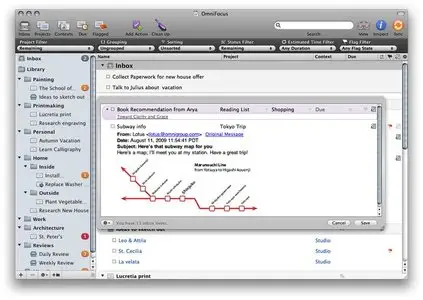 OmniFocus v1.10.4 Multilingual Mac OS X