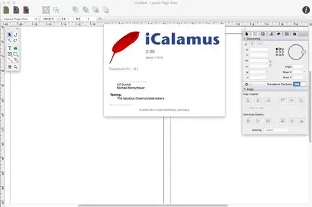 iCalamus 2.08 build 17275 Multilingual Mac OS X