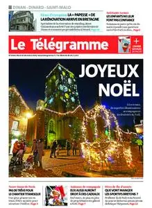 Le Télégramme Dinan - Dinard - Saint-Malo – 24 décembre 2019