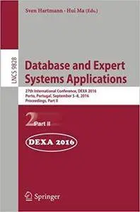 Database and Expert Systems Applications: 27th International Conference, Part II