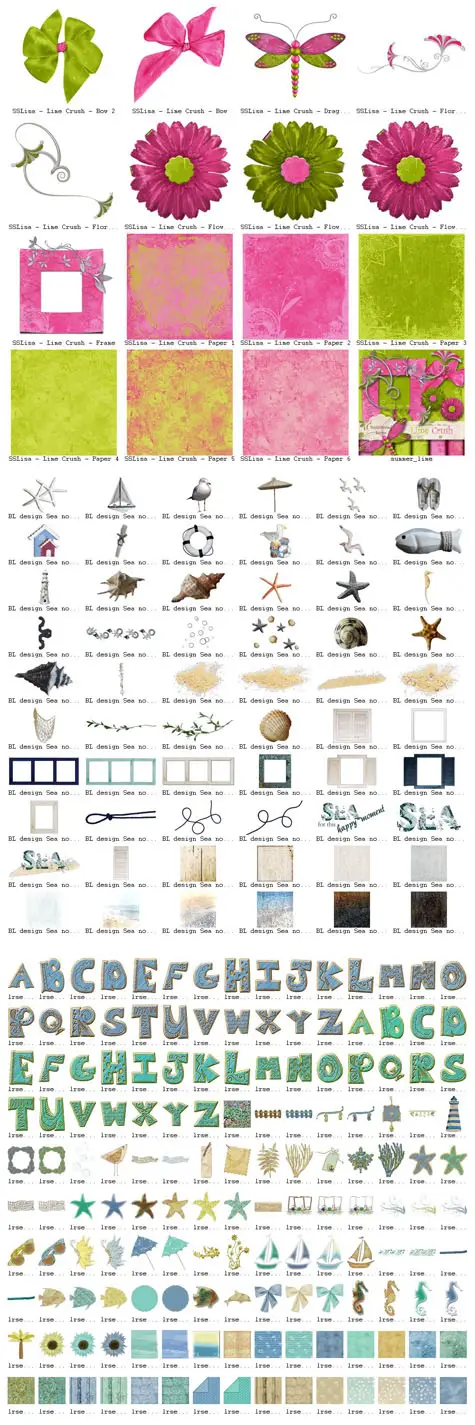 Scrap-book 7 set