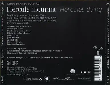Antoine Dauvergne - Hercule Mourant [2CD] (2012) {Aparte} [re-up]