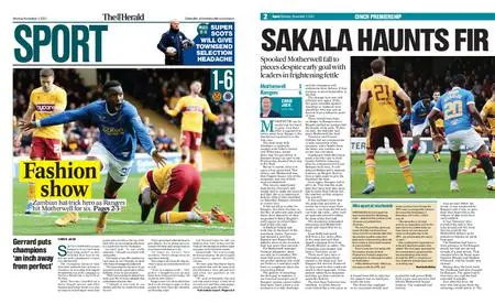 The Herald Sport (Scotland) – November 01, 2021