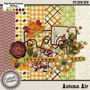 3 Autumn Vintage Scrap Kits