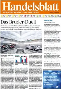 Handelsblatt vom Dienstag, 10. Juni 2014