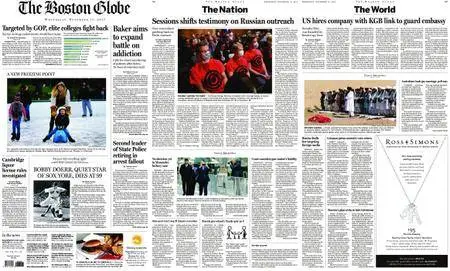 The Boston Globe – November 15, 2017