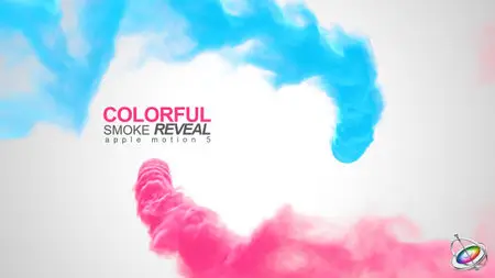 Colorful Smoke Reveal - Project for Apple Motion (VideoHive)