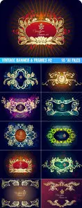Vintage Banner & Frames #2