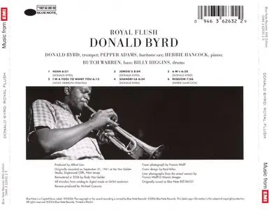 Donald Byrd - Royal Flush (1961) {Blue Note RVG 2006} [repost]