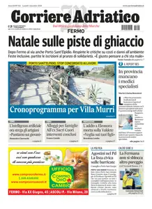 Corriere Adriatico Fermo - 2 Dicembre 2024