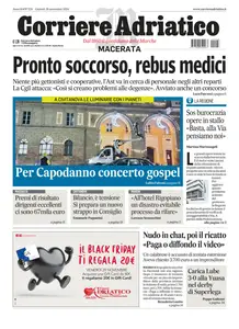 Corriere Adriatico Macerata - 28 Novembre 2024