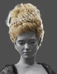 Daz3d  - dForce Cupcake Hair For Genesis 9