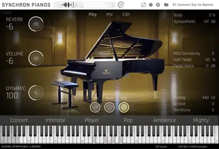 Vienna Symphonic Library - Synchron Yamaha CFX v1.2.2 KONTAKT