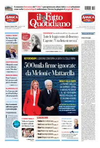 Il Fatto Quotidiano - 8 Febbraio 2026