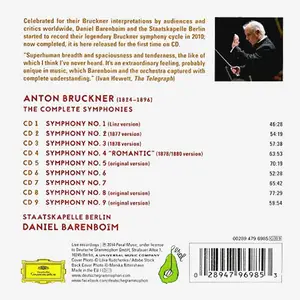 Daniel Barenboim, Staatskapelle Berlin - Anton Bruckner: The Complete Symphonies [9CDs] (2016)